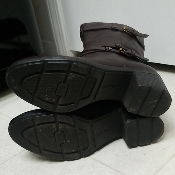 [Like New] BANDOLINO brown leather dursal boots - Picture 6 of 8